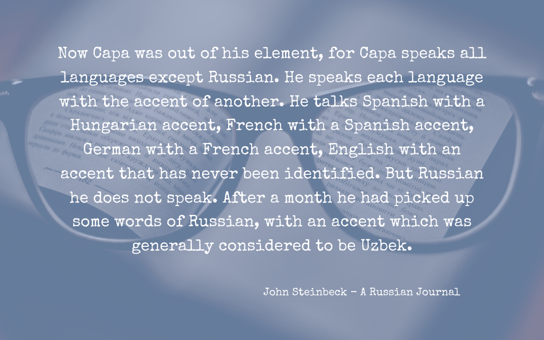 All languages, all accents